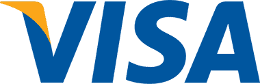 logo visa enseigne lettre découpée